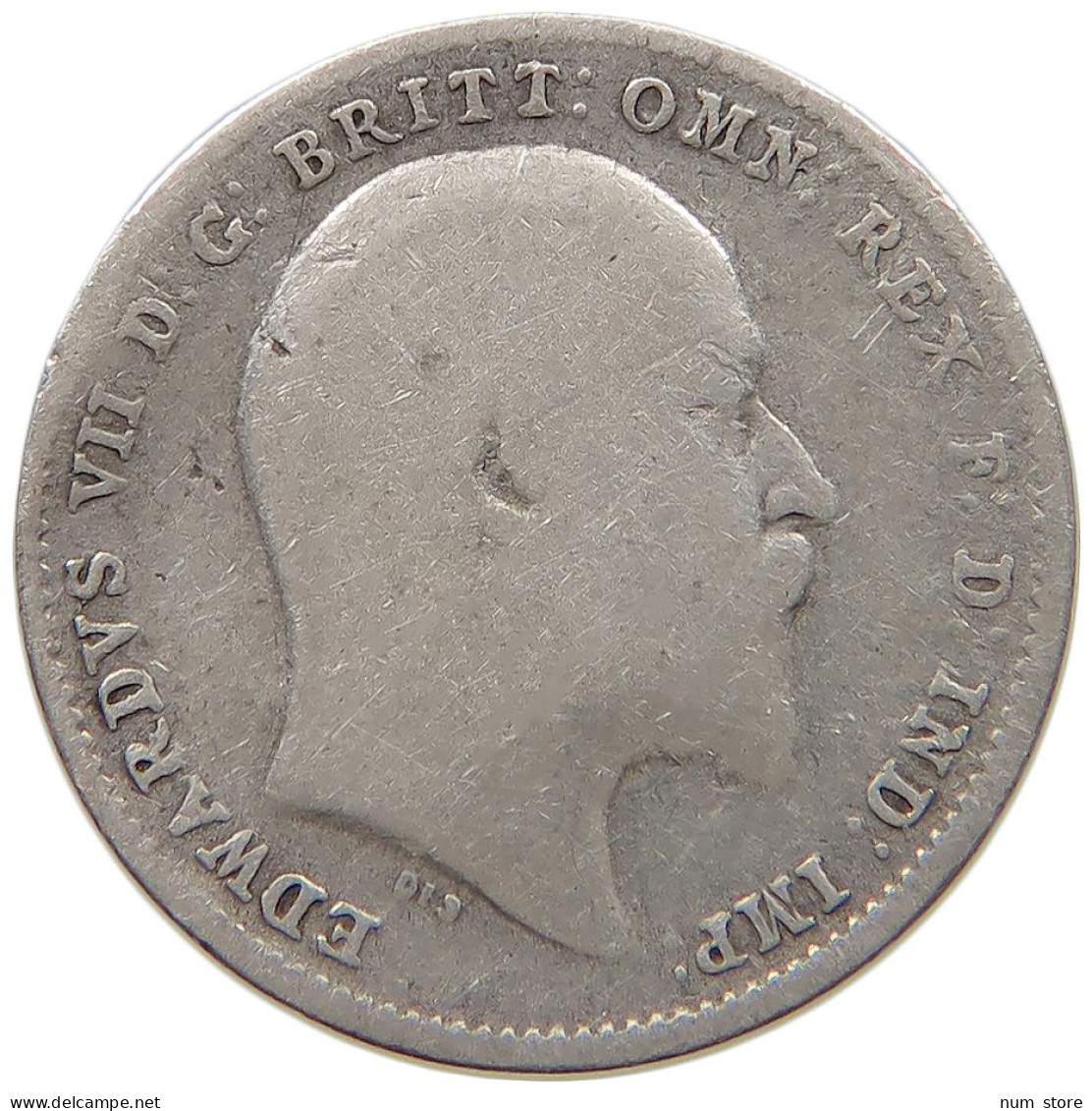 GREAT BRITAIN THREEPENCE 1910 #s059 0637 - F. 3 Pence