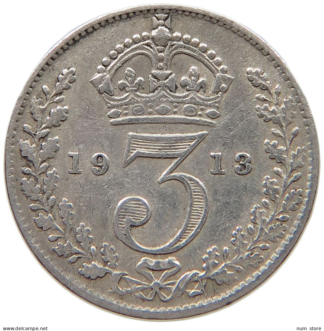 GREAT BRITAIN THREEPENCE 1913 #c040 0605 - F. 3 Pence