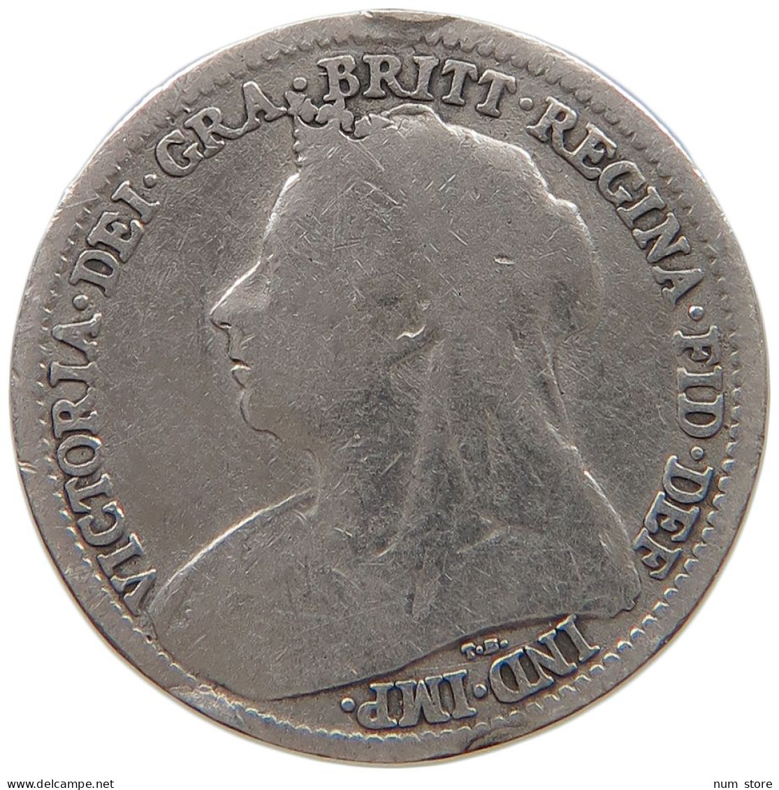 GREAT BRITAIN THREEPENCE 1895 #a063 0615 - F. 3 Pence