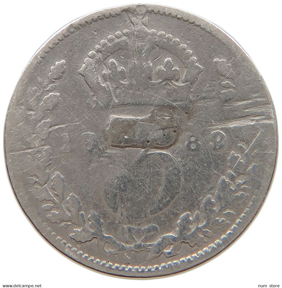 GREAT BRITAIN THREEPENCE 1889 VICTORIA #a064 0567 - F. 3 Pence