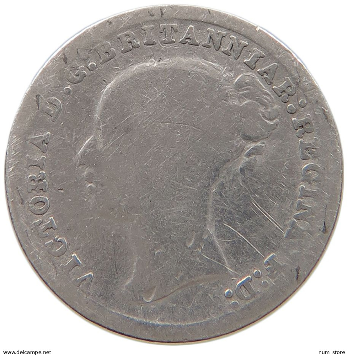 GREAT BRITAIN THREEPENCE 1879 VICTORIA #a064 0557 - F. 3 Pence