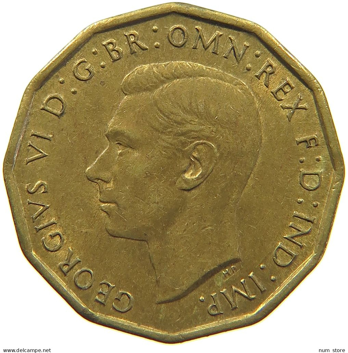 GREAT BRITAIN THREE PENCE 1944 #c037 0213 - F. 3 Pence