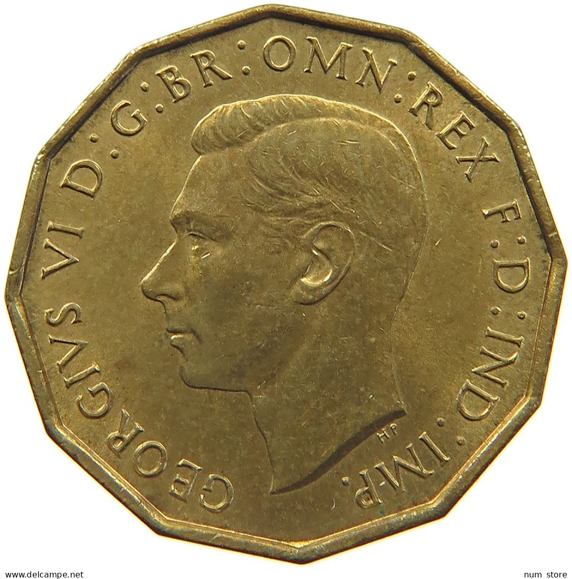 GREAT BRITAIN THREE PENCE 1937 TOP #c036 0035 - F. 3 Pence