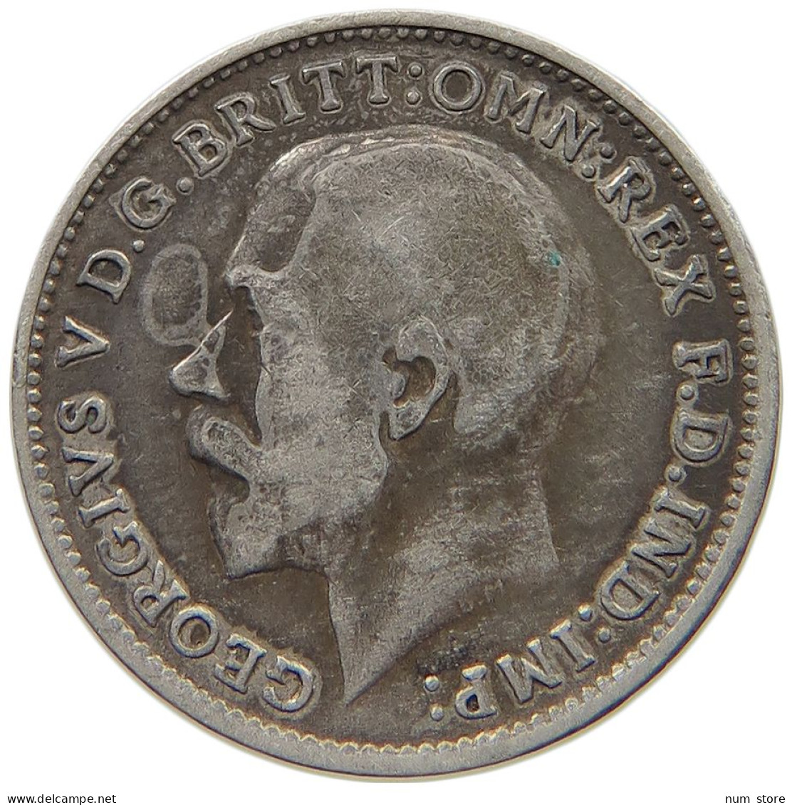 GREAT BRITAIN THREE PENCE 1920 #c025 0203 - F. 3 Pence