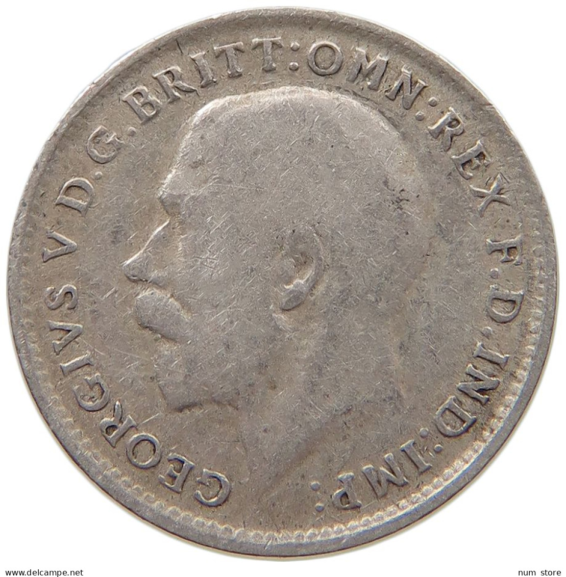 GREAT BRITAIN THREE PENCE 1918 #c039 0401 - F. 3 Pence