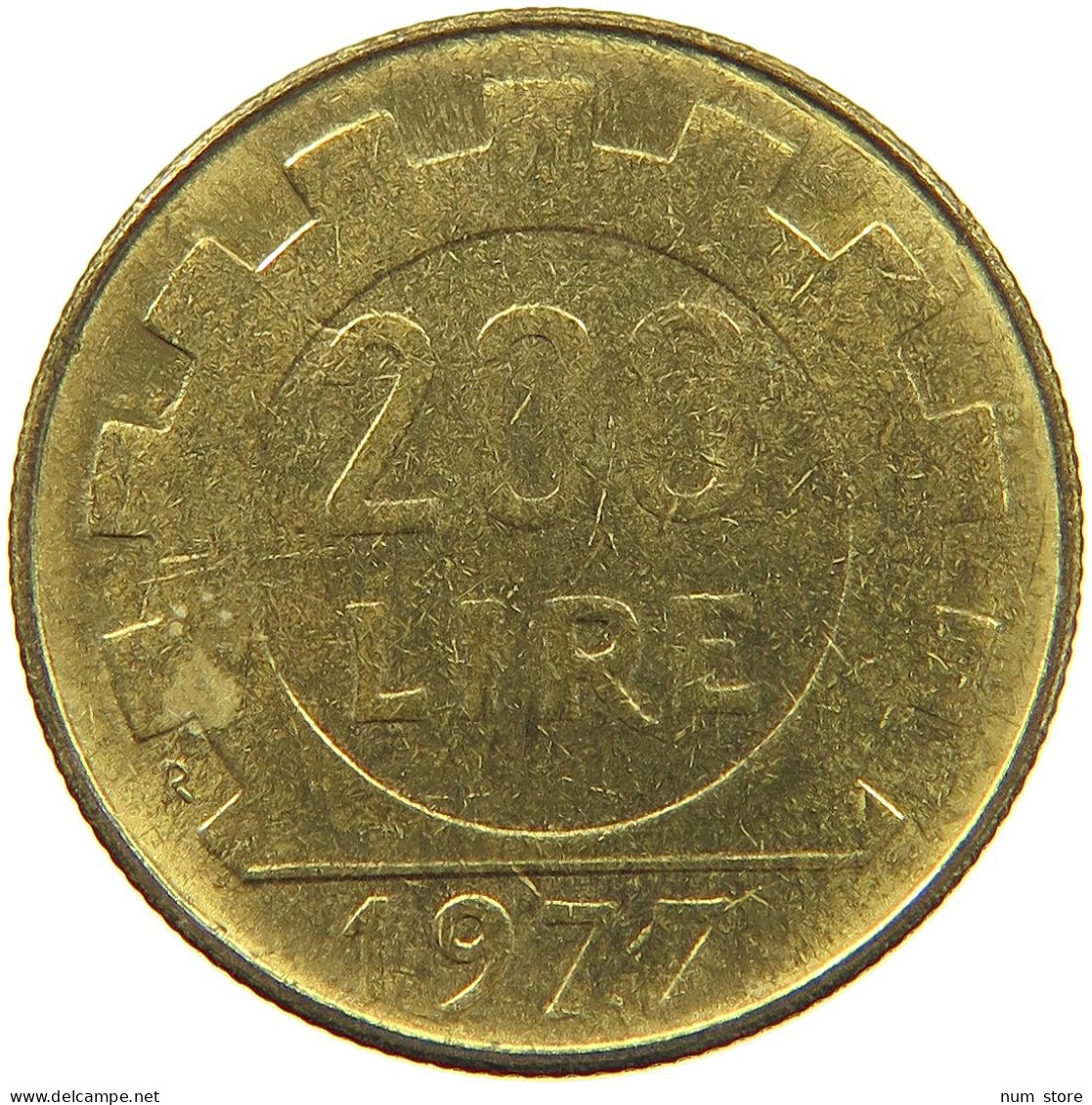 ITALY 200 LIRE 1977 #c006 0679 - 200 Liras