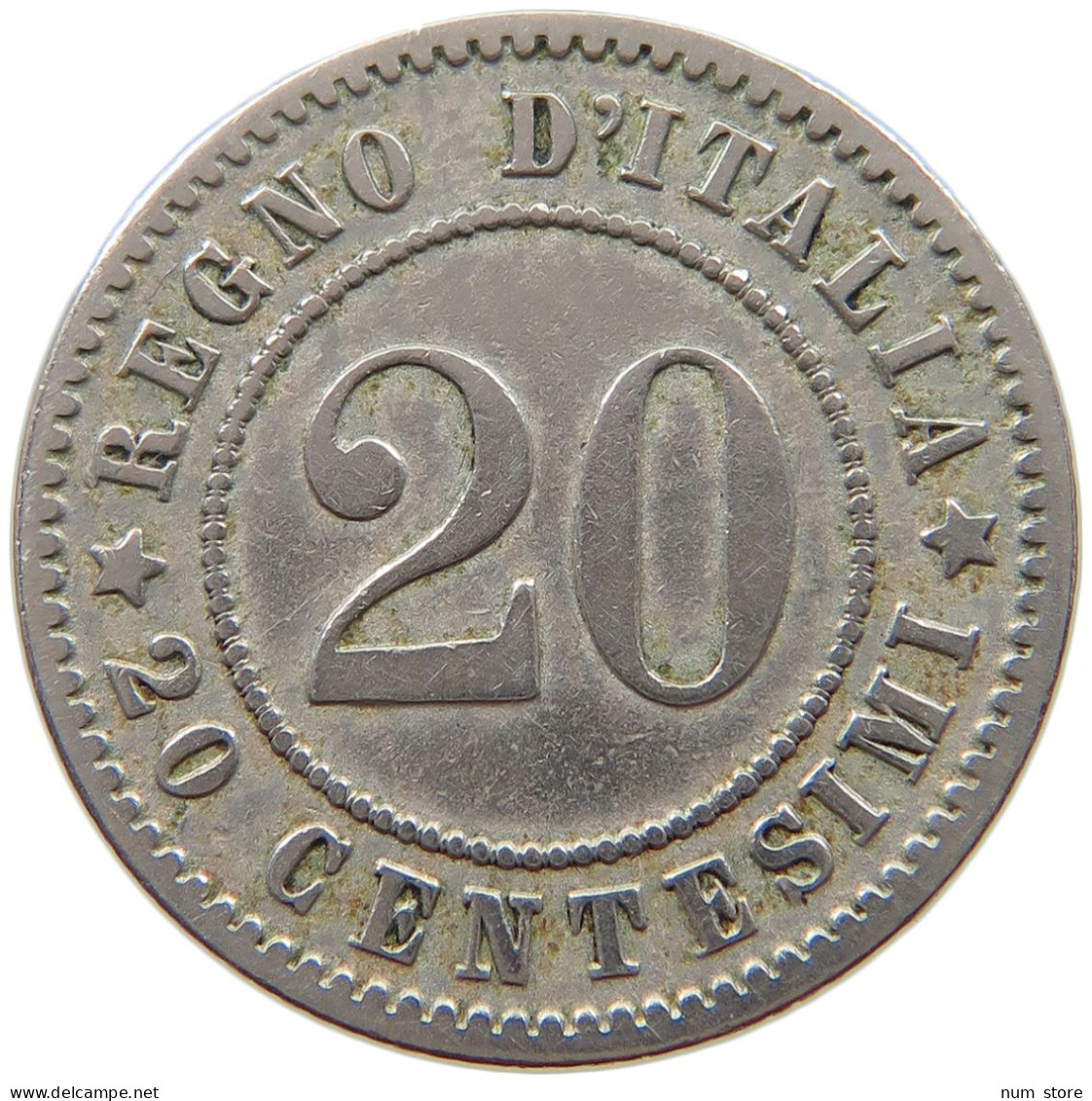 ITALY 20 CENTESIMI 1894 #a017 0279 - 1878-1900 : Umberto I