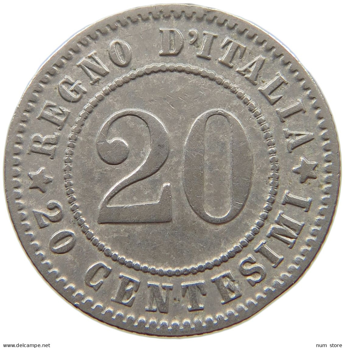 ITALY 20 CENTESIMI 1894 #a017 0265 - 1878-1900 : Umberto I