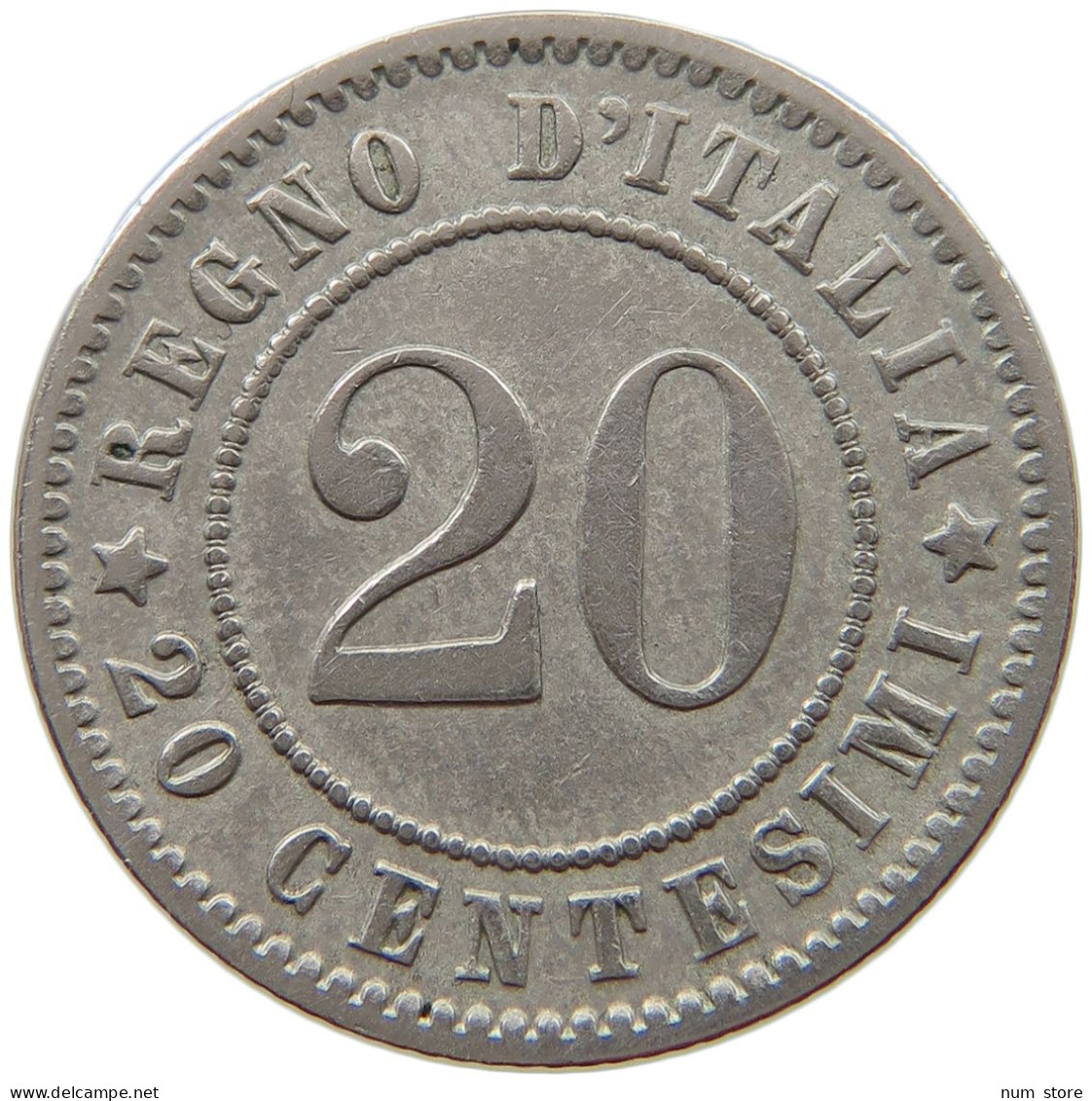 ITALY 20 CENTESIMI 1894 #a017 0269 - 1878-1900 : Umberto I