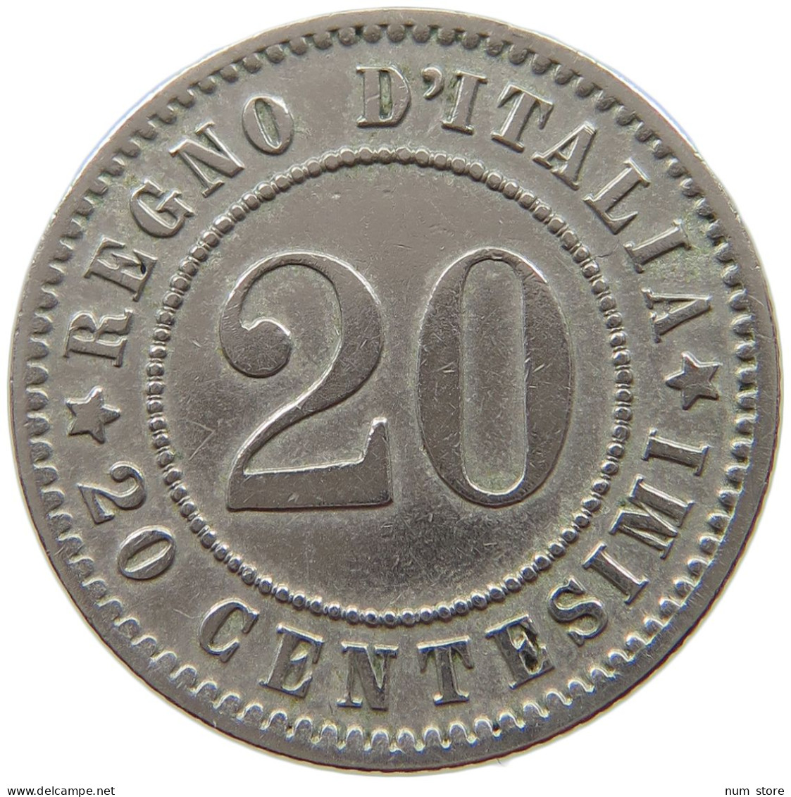 ITALY 20 CENTESIMI 1894 #a017 0267 - 1878-1900 : Umberto I