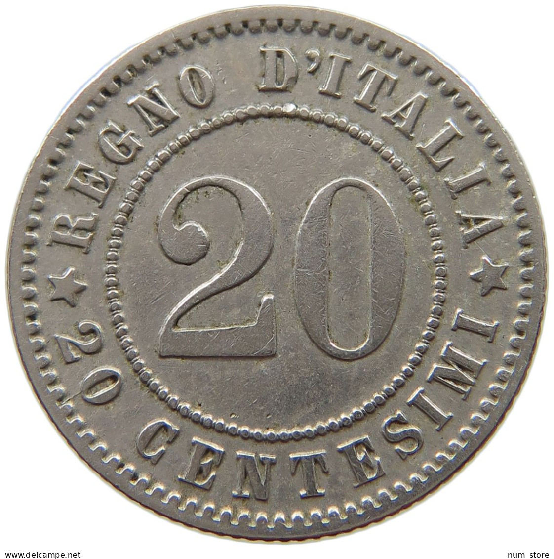 ITALY 20 CENTESIMI 1894 #a017 0277 - 1878-1900 : Umberto I