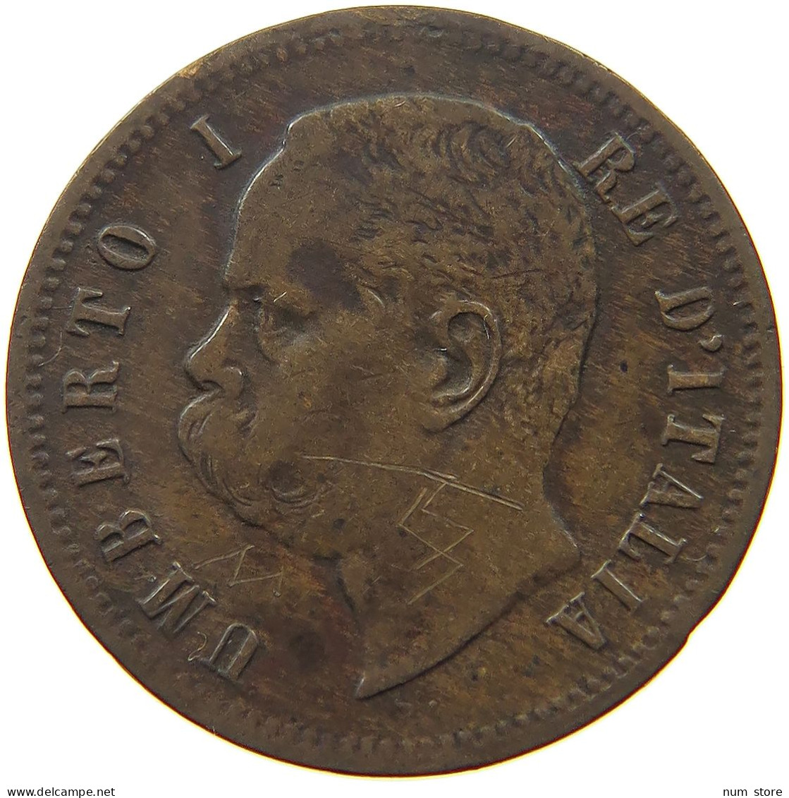 ITALY 2 CENTESIMI 1900 R #s051 0779 - 1878-1900 : Umberto I