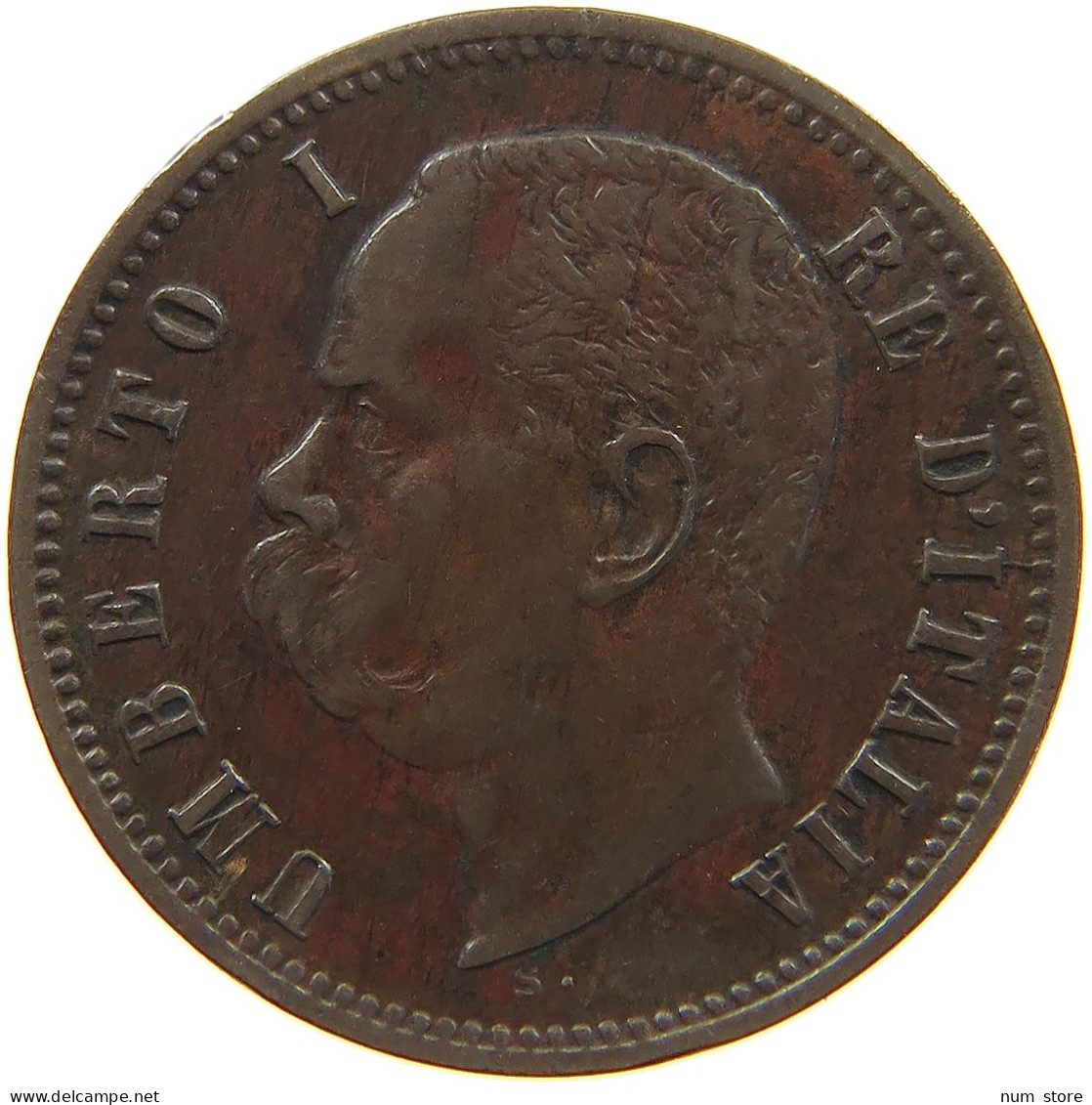 ITALY 2 CENTESIMI 1897 R #c039 0121 - 1878-1900 : Umberto I