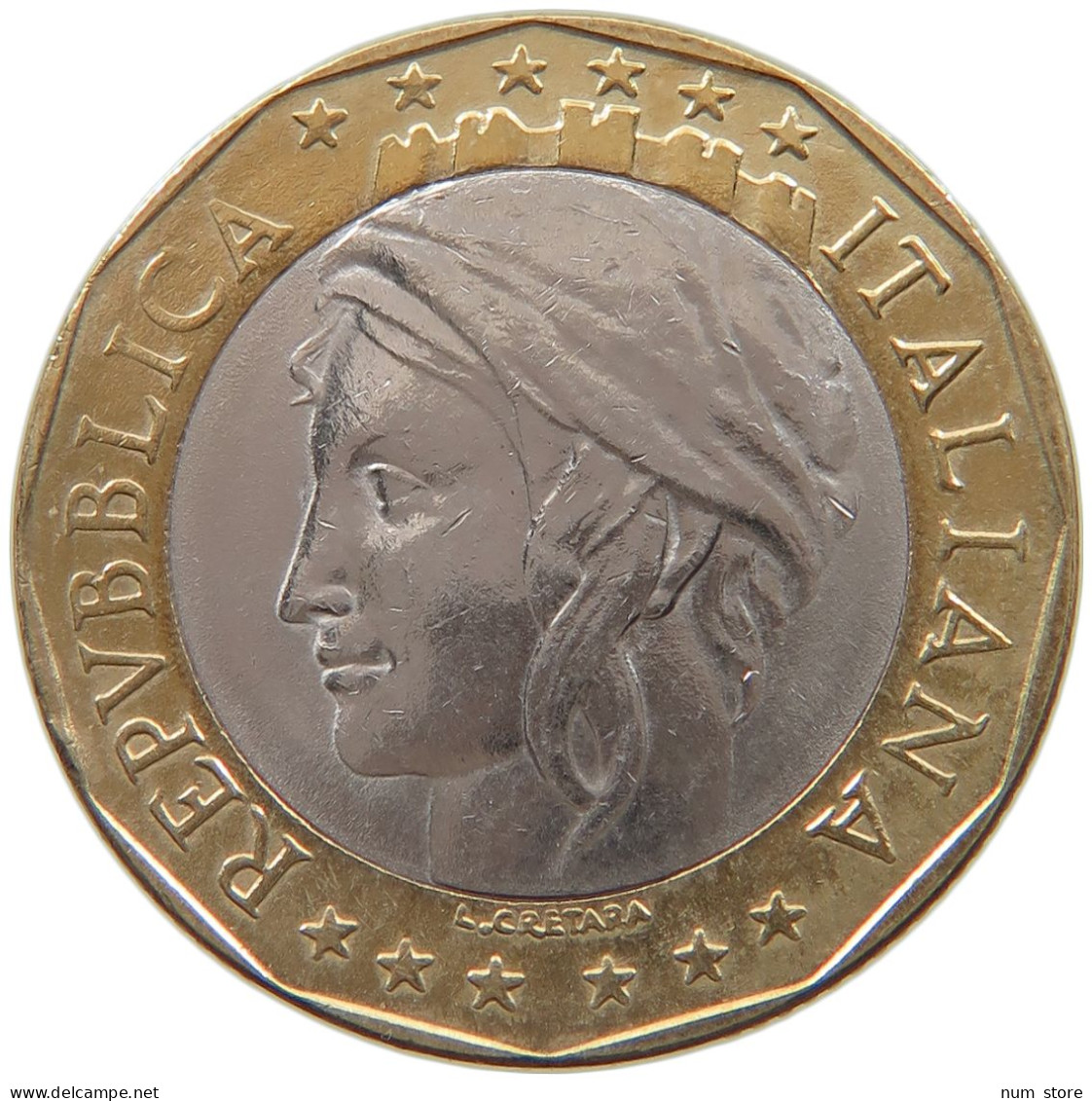 ITALY 1000 LIRE 1997 TOP #a048 0127 - 1 000 Lire