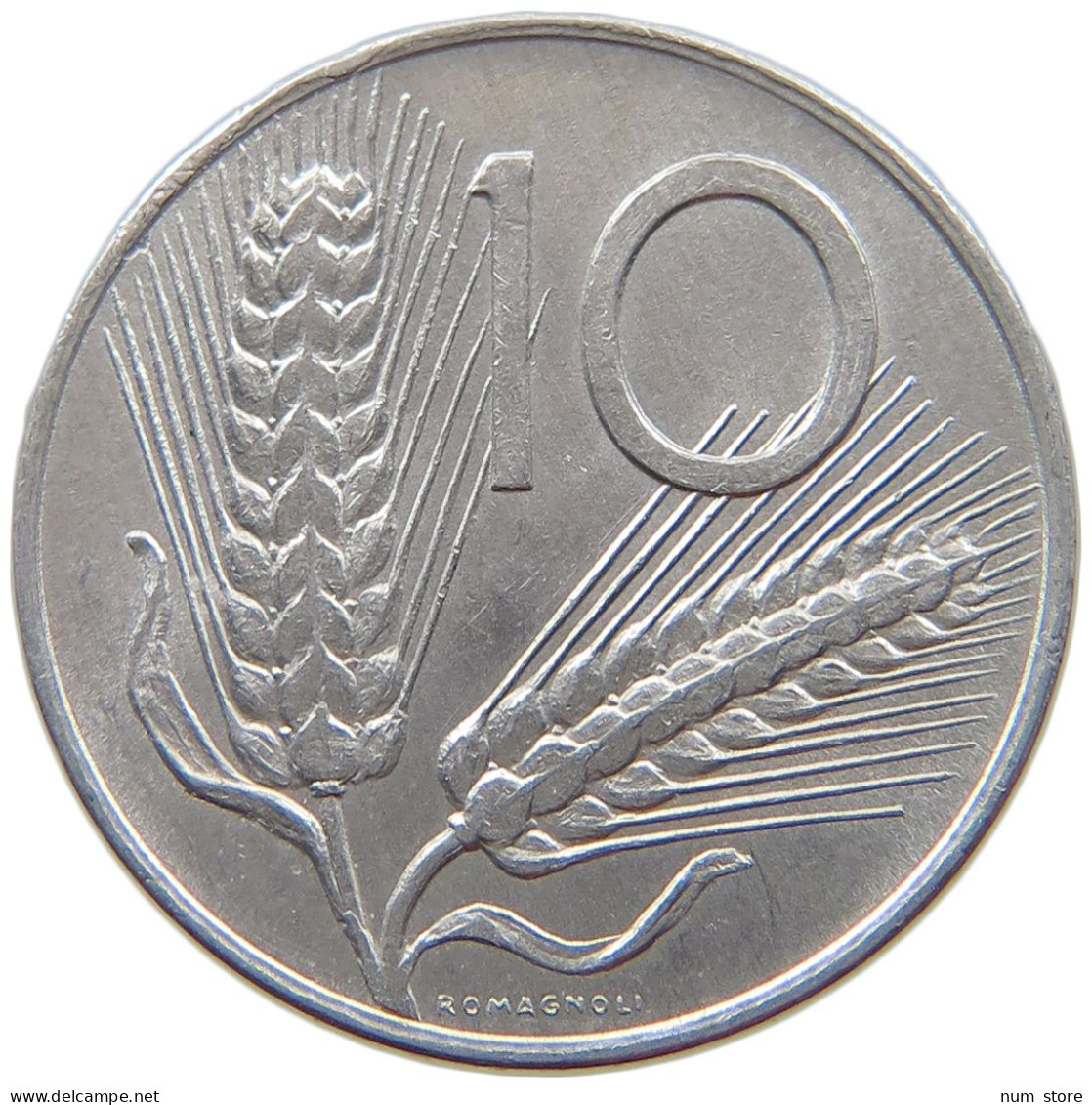 ITALY 10 LIRE 1977 #s068 0549 - 10 Liras