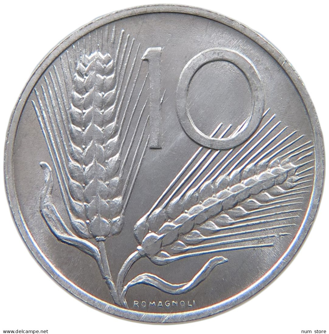 ITALY 10 LIRE 1967 TOP #a051 0407 - 10 Lire