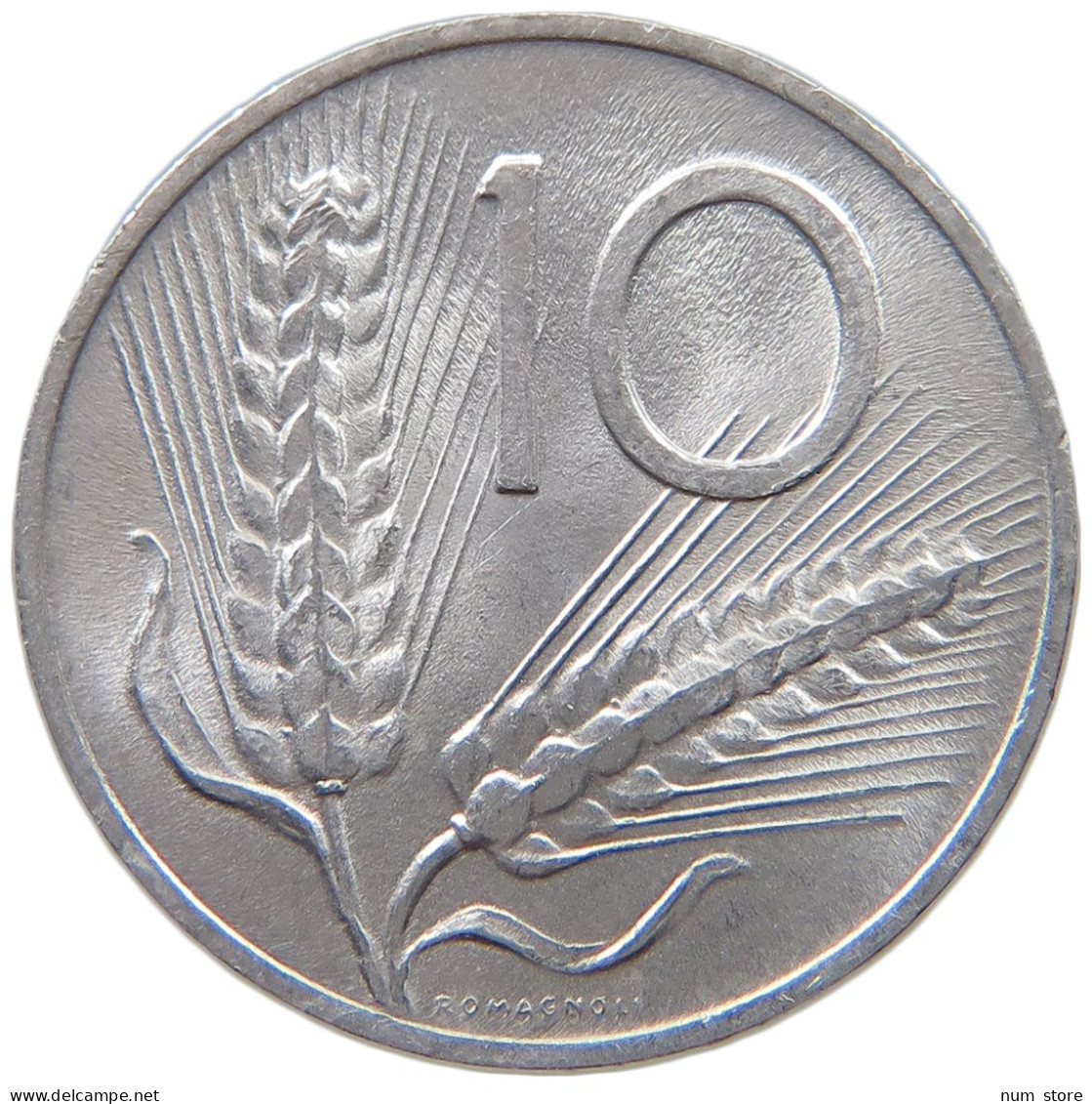 ITALY 10 LIRE 1955 TOP #s069 0197 - 10 Lire