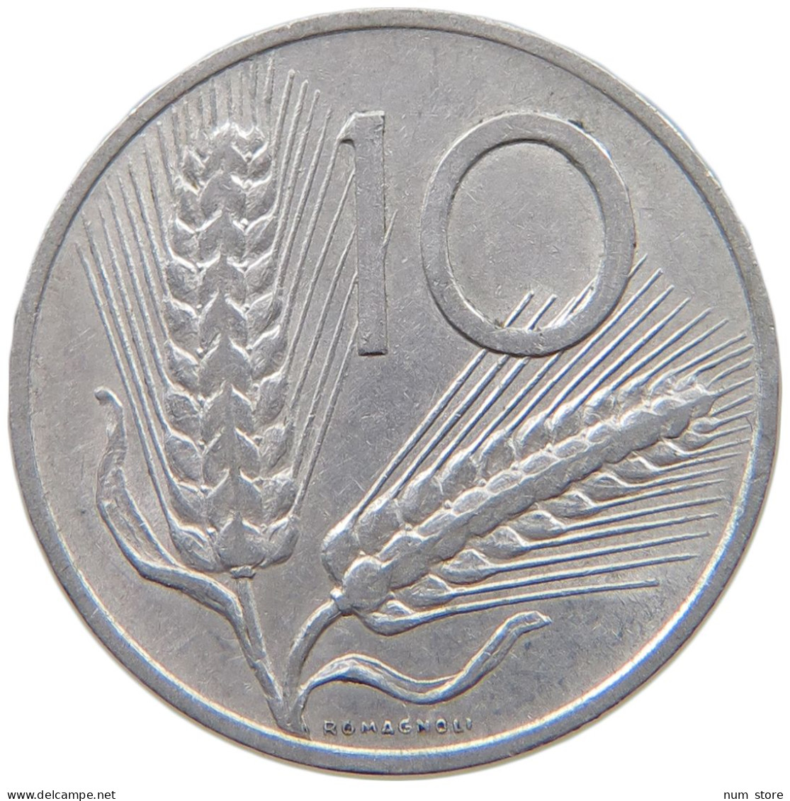 ITALY 10 LIRE 1954 #a076 0531 - 10 Lire