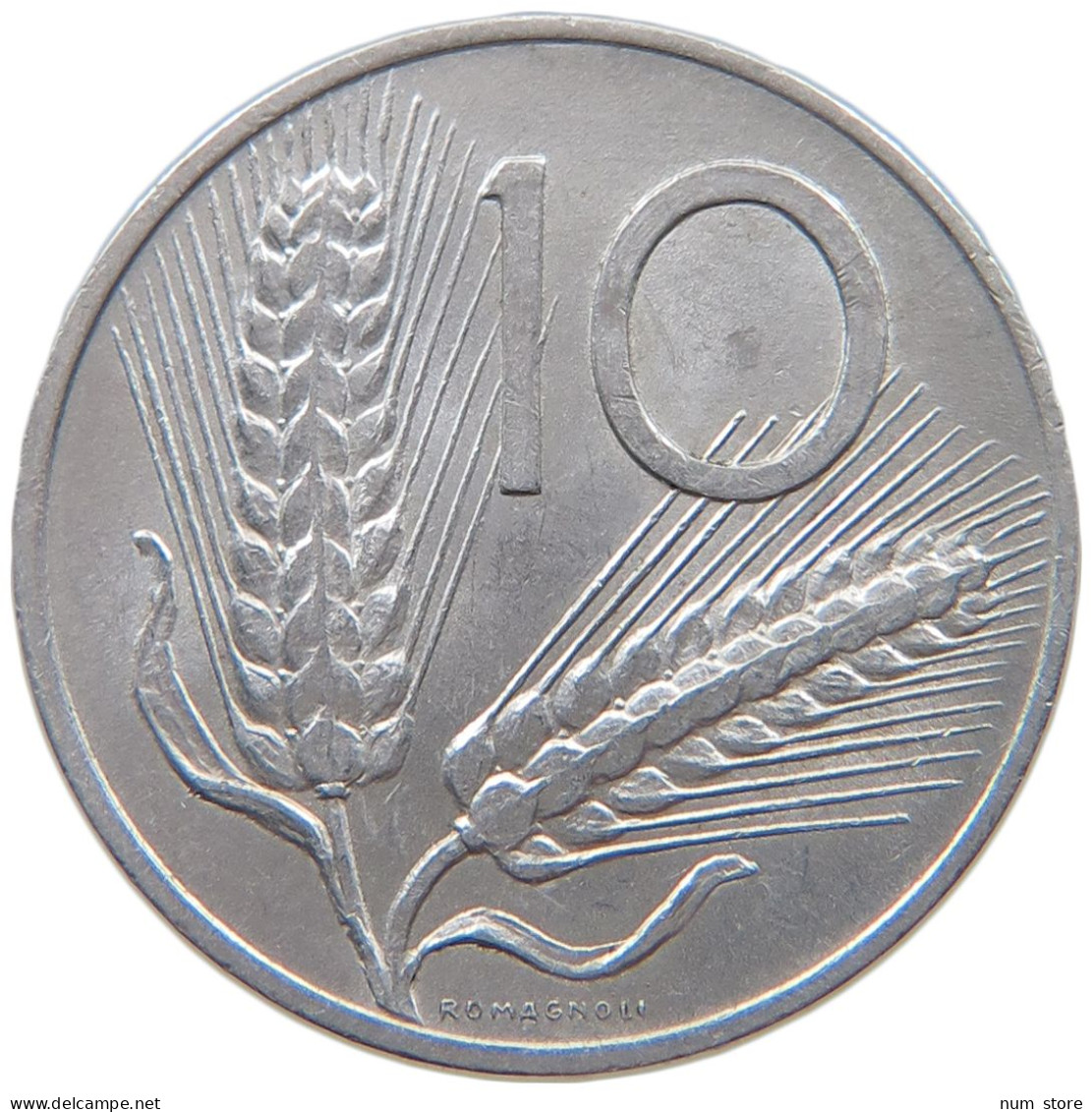 ITALY 10 LIRE 1955 #a065 0129 - 10 Lire