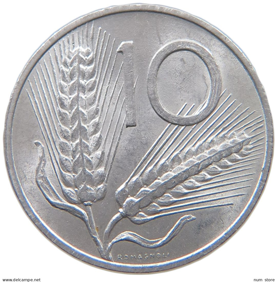 ITALY 10 LIRE 1955 #a051 0401 - 10 Lire