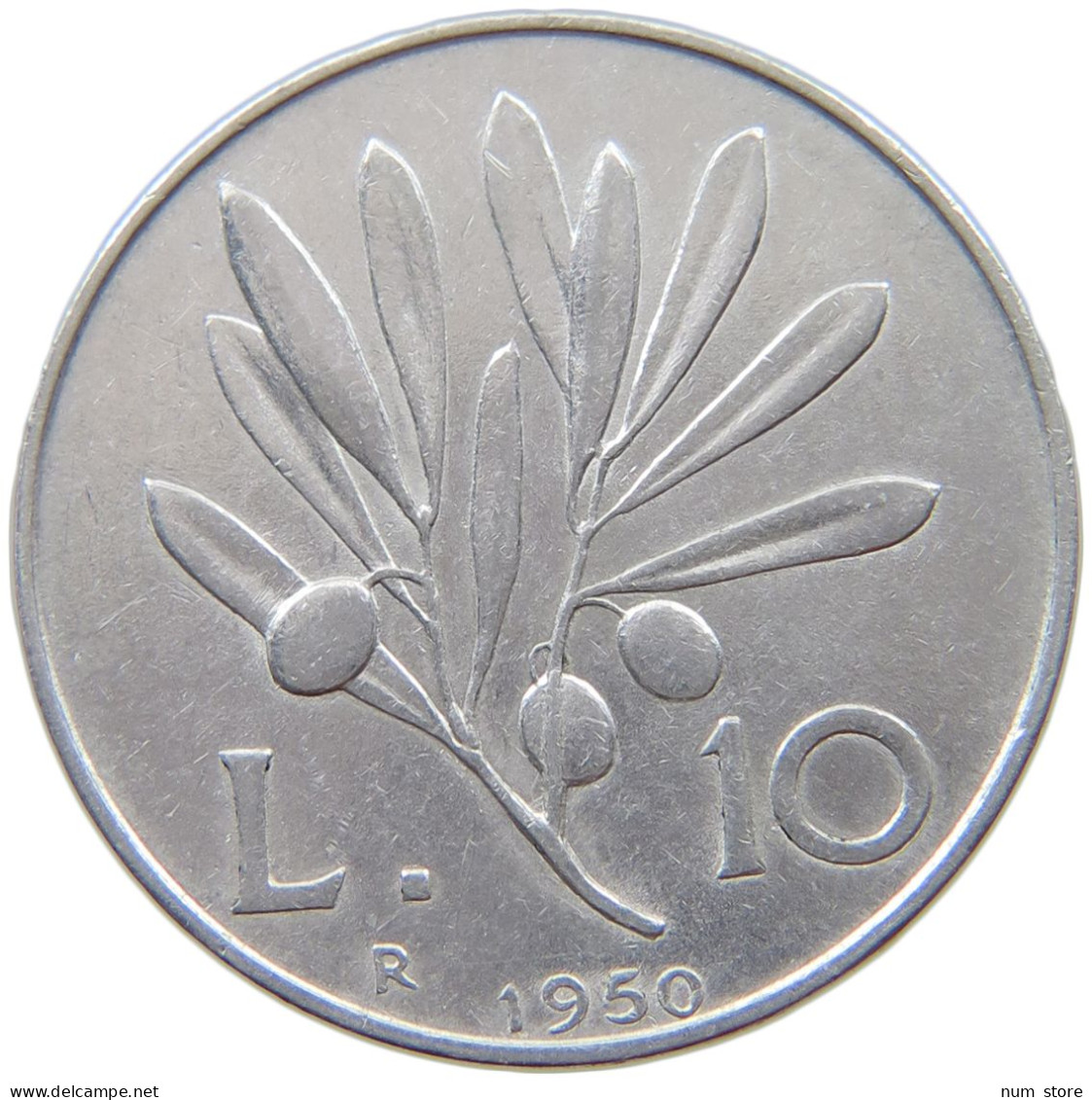 ITALY 10 LIRE 1950 #a021 1135 - 10 Lire