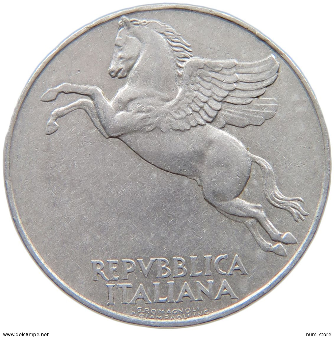 ITALY 10 LIRE 1949 #a070 0527 - 10 Liras