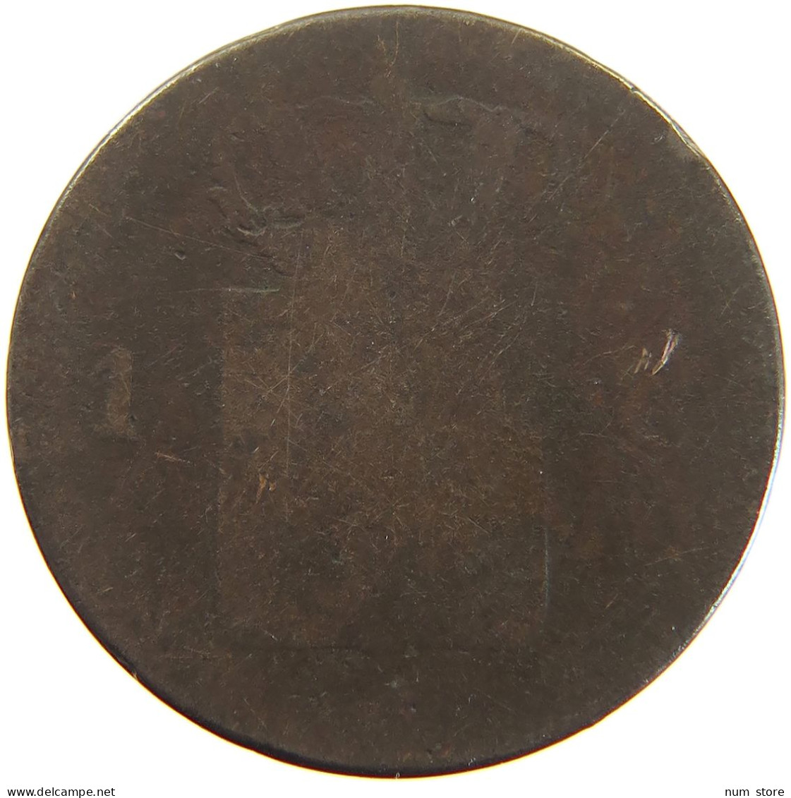 NETHERLANDS 1 CENT 1823 #c081 0495 - 1815-1840: Willem I.