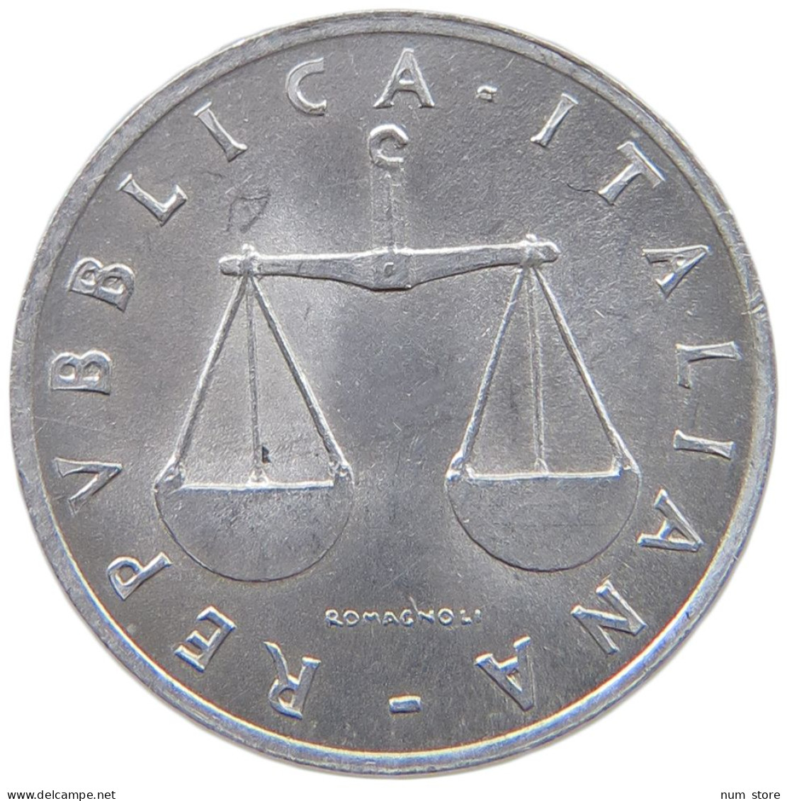 ITALY LIRA 1954 TOP #a089 0203 - 1 Lire