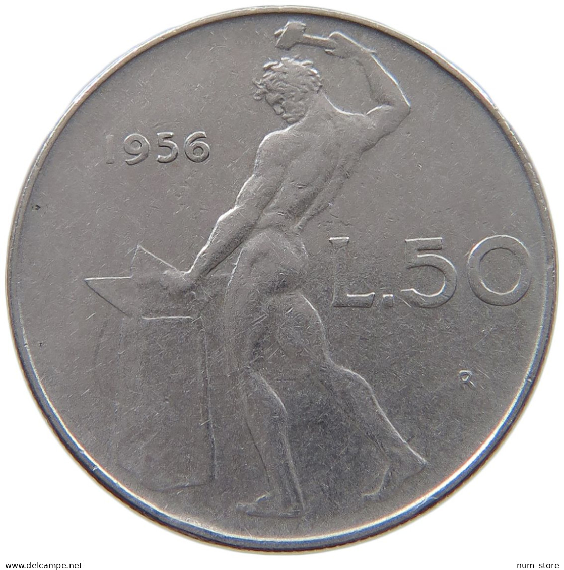 ITALY 500 LIRE 1956 #a061 0249 - 500 Liras