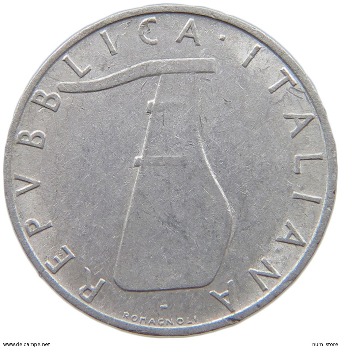 ITALY 5 LIRE 1955 #a076 0483 - 5 Lire