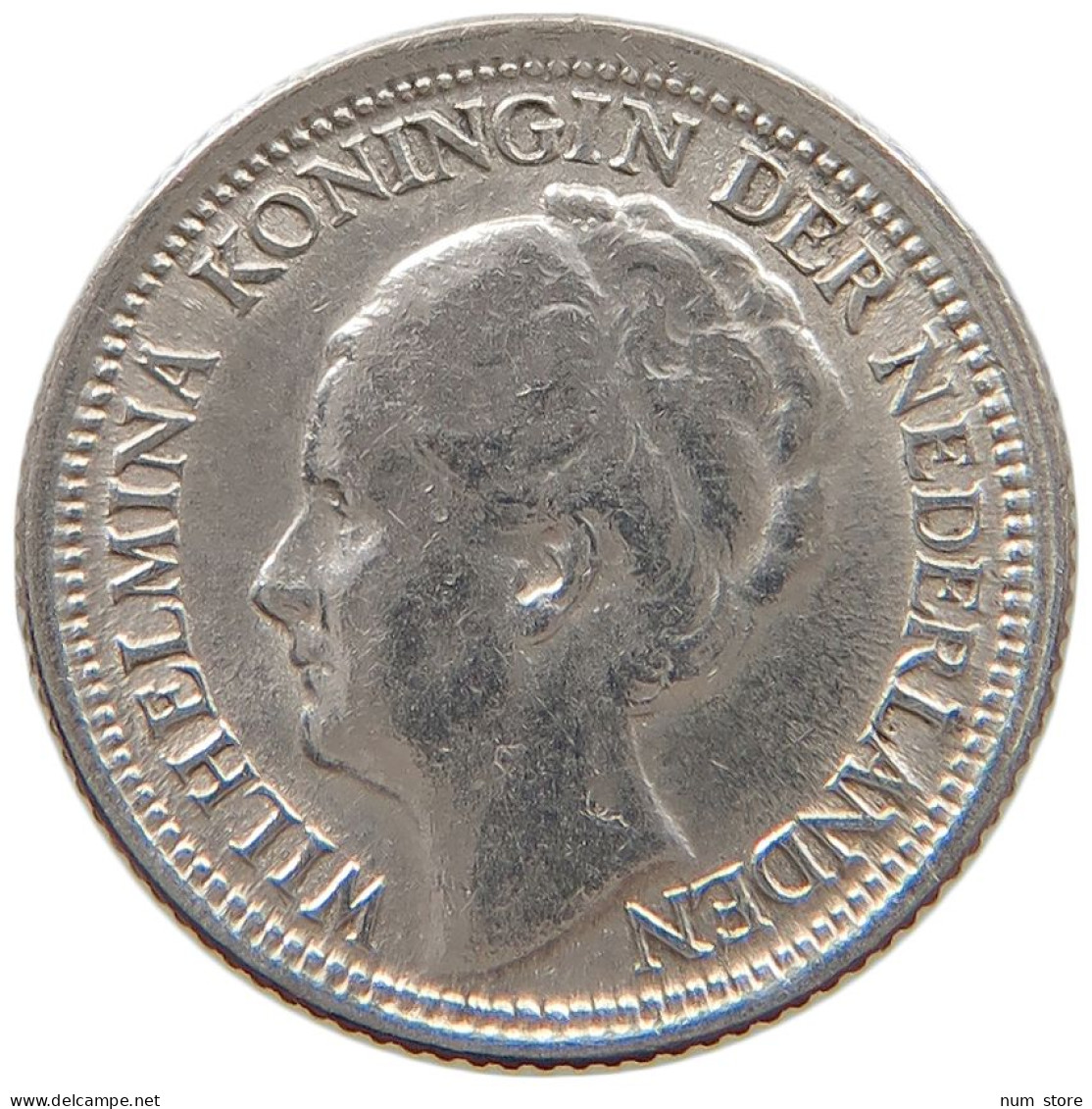 NETHERLANDS 10 CENTS 1937 #a063 0585 - 10 Cent
