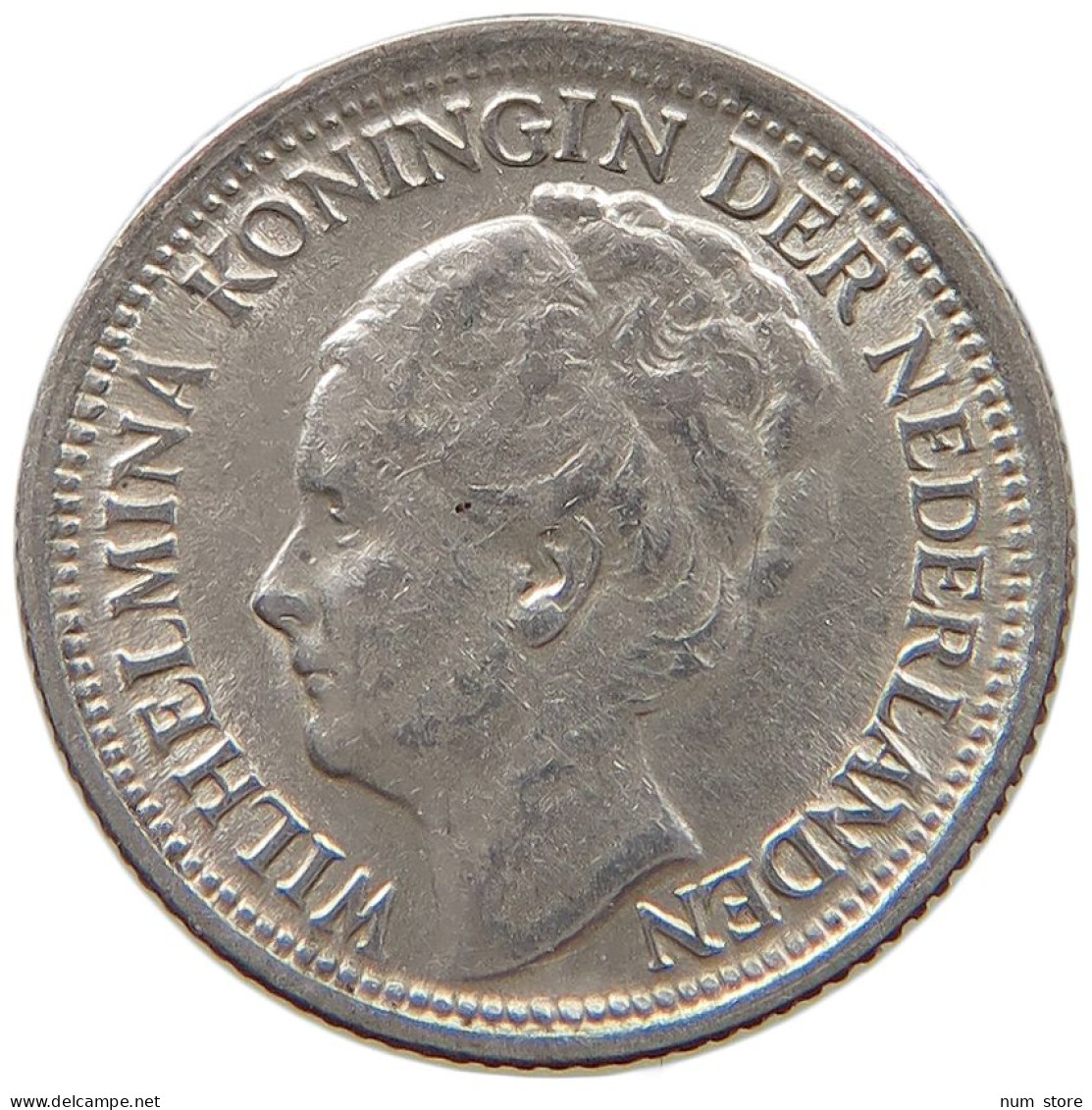 NETHERLANDS 10 CENTS 1937 #a090 0487 - 10 Cent