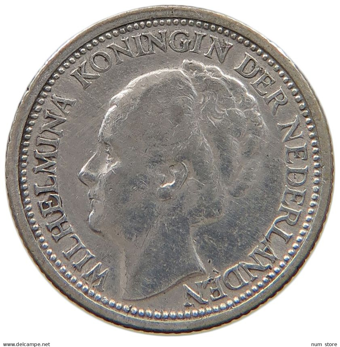 NETHERLANDS 10 CENTS 1937 #a044 1037 - 10 Cent