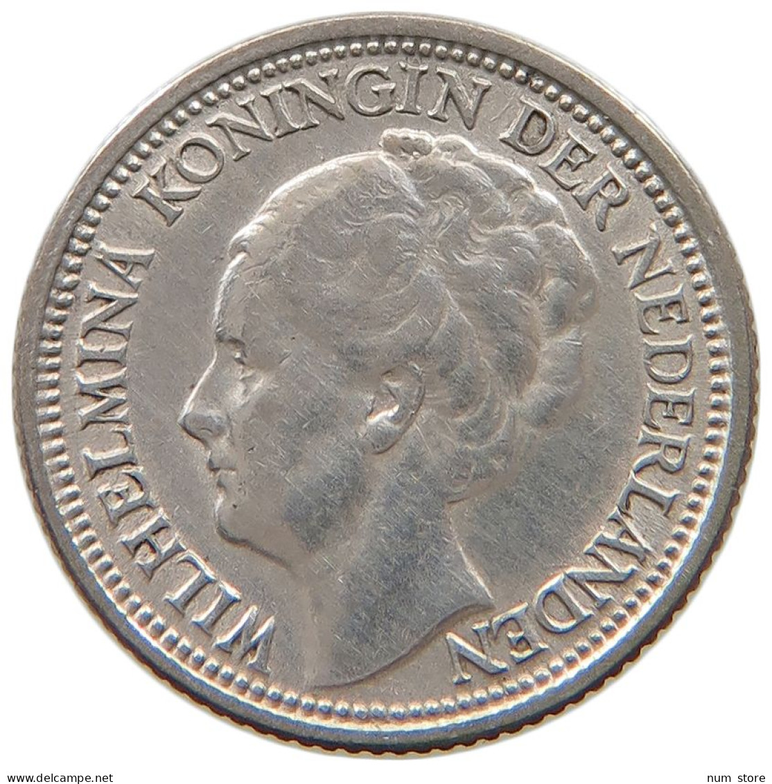 NETHERLANDS 10 CENTS 1937 #a044 1055 - 10 Cent