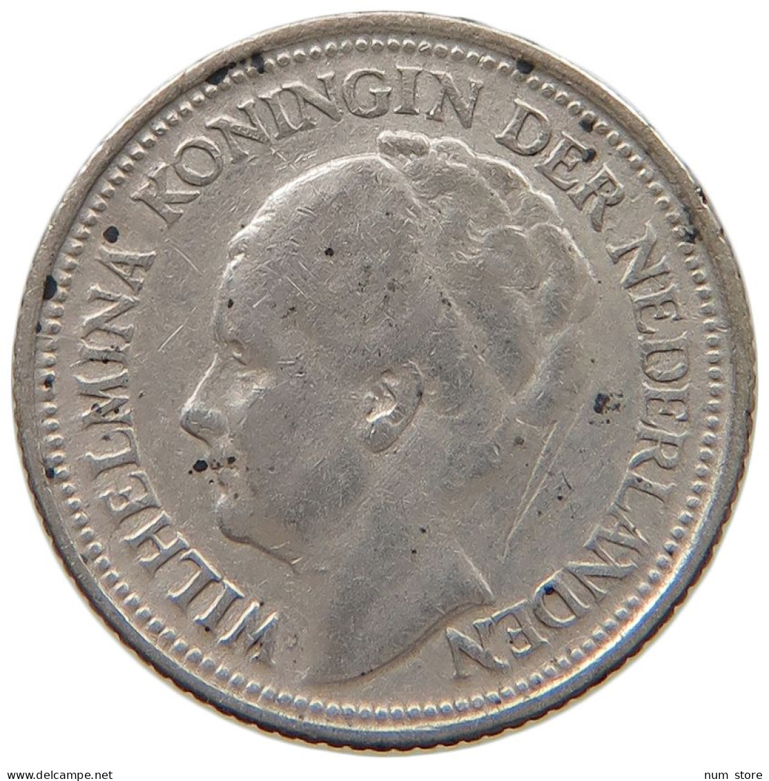 NETHERLANDS 10 CENTS 1936 #a044 1051 - 10 Cent