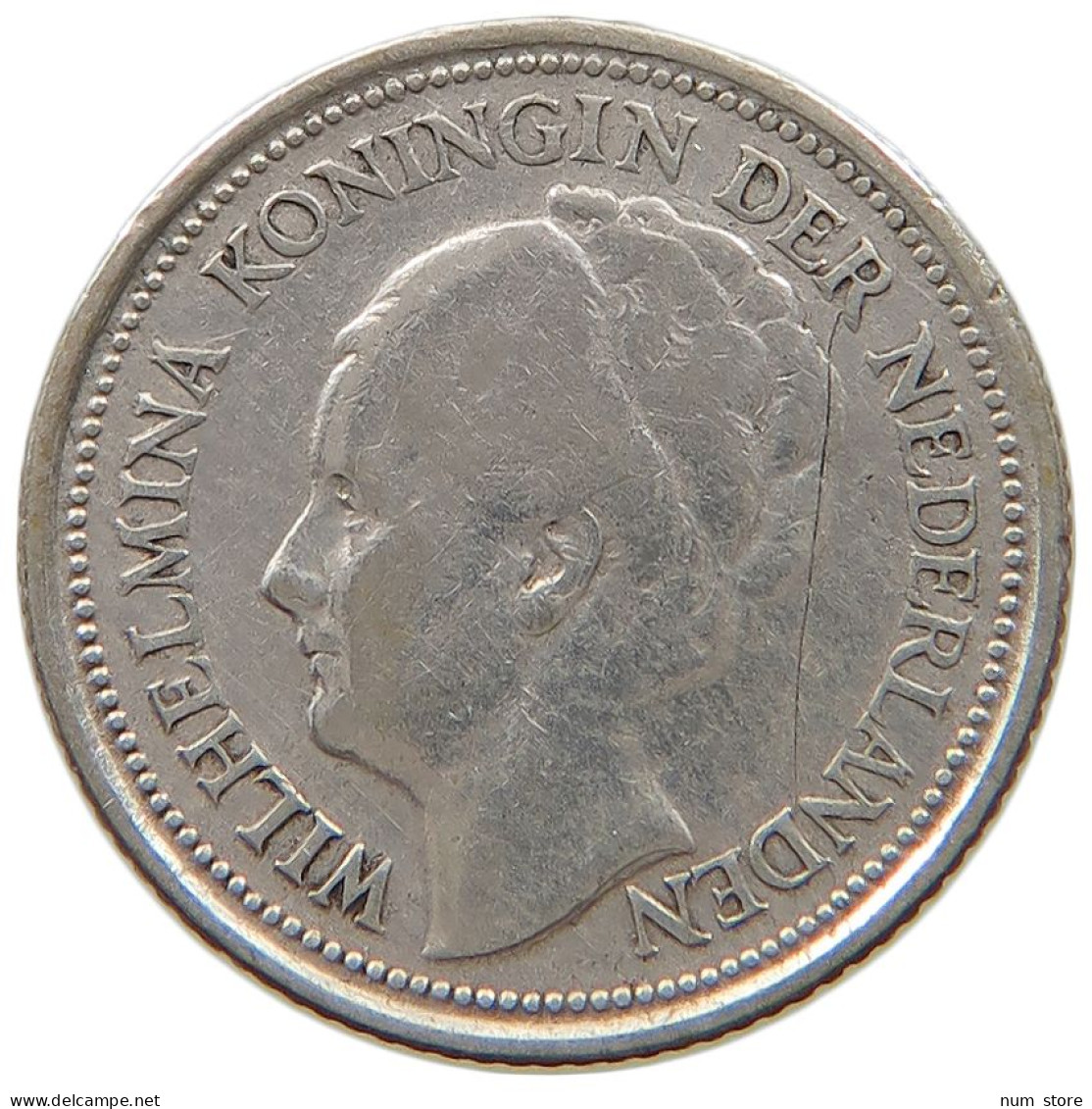 NETHERLANDS 10 CENTS 1935 #a044 1033 - 10 Cent