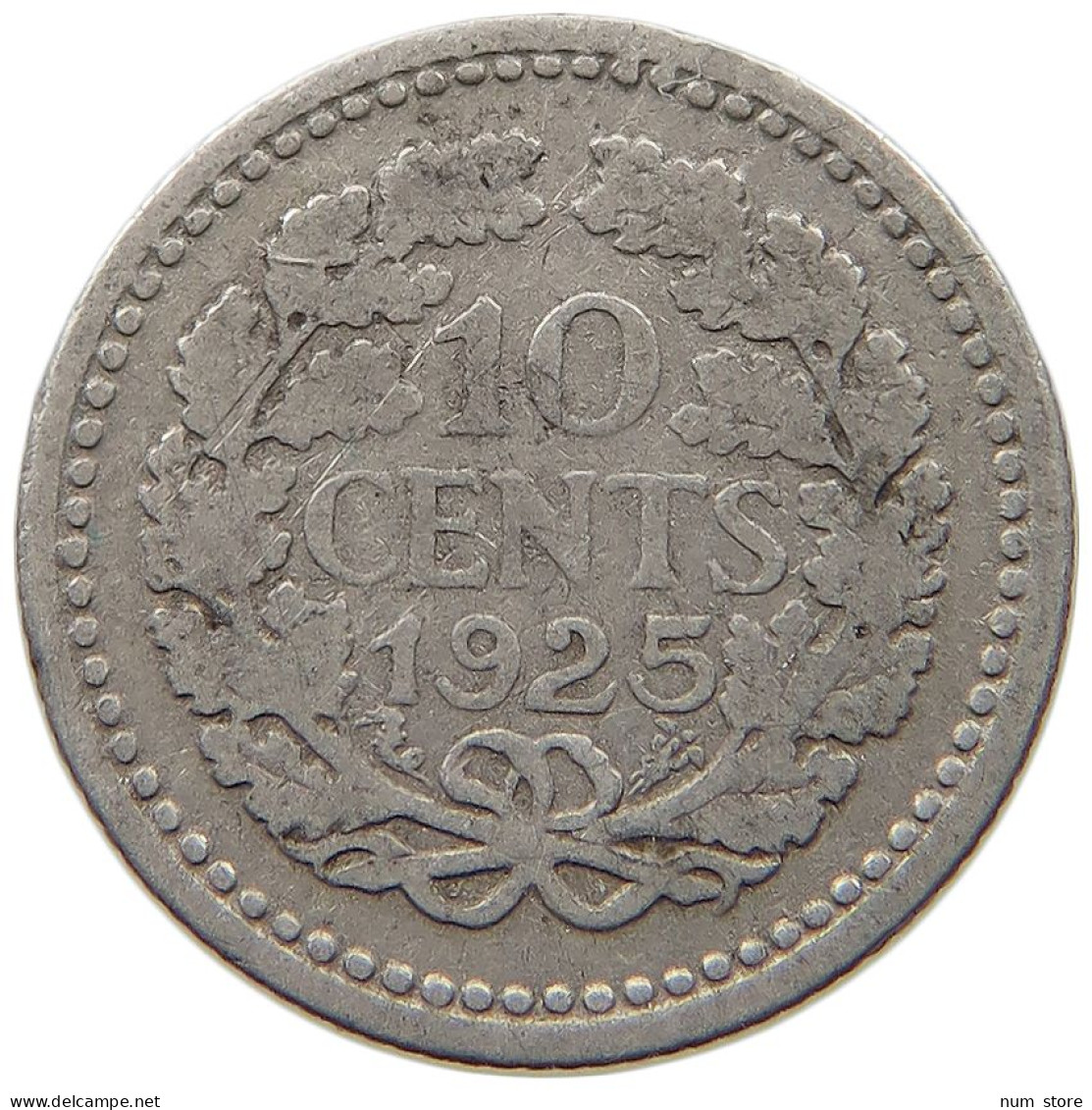 NETHERLANDS 10 CENTS 1925 #a033 0229 - 10 Cent