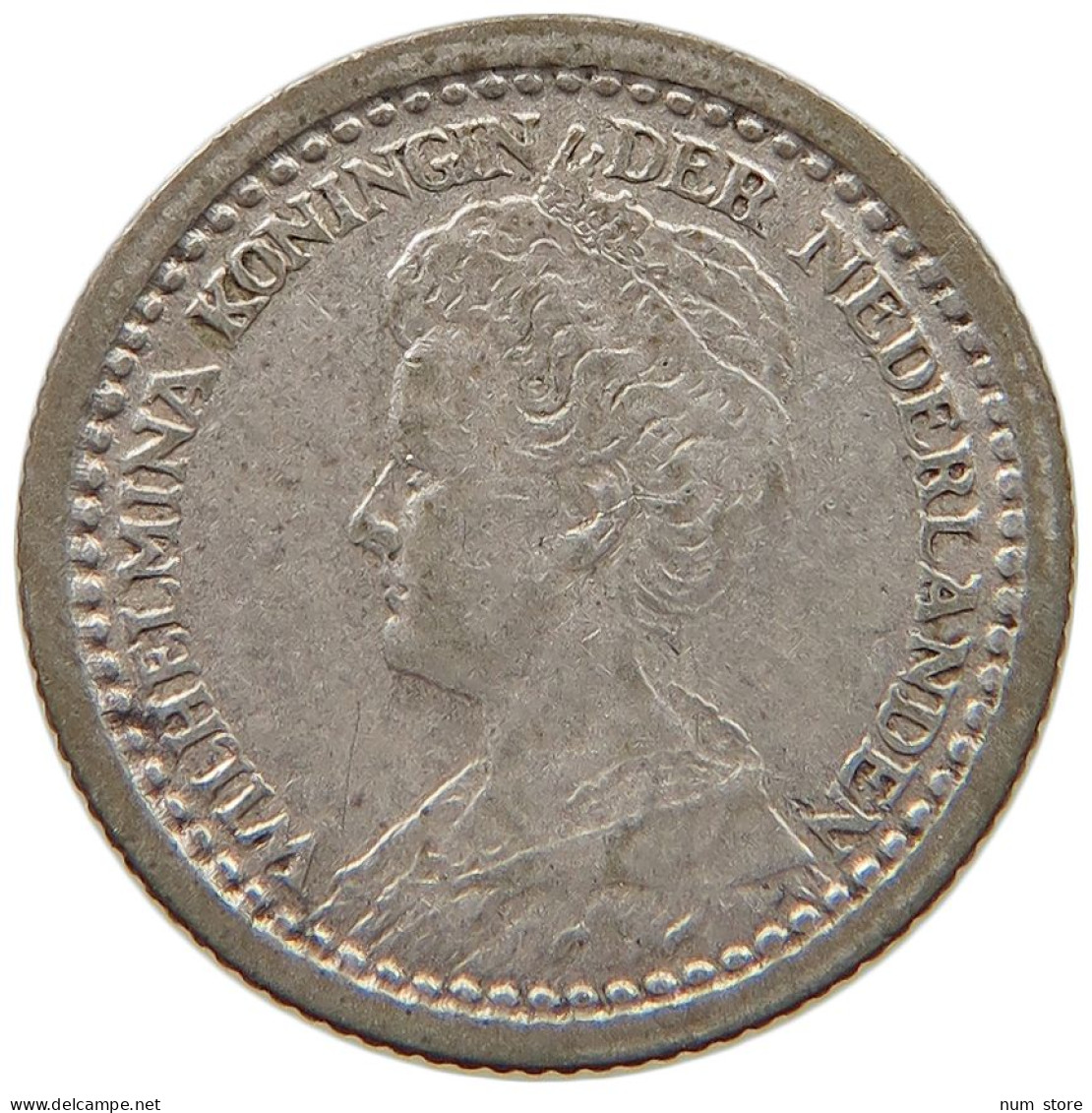 NETHERLANDS 10 CENTS 1919 #c045 0279 - 10 Cent