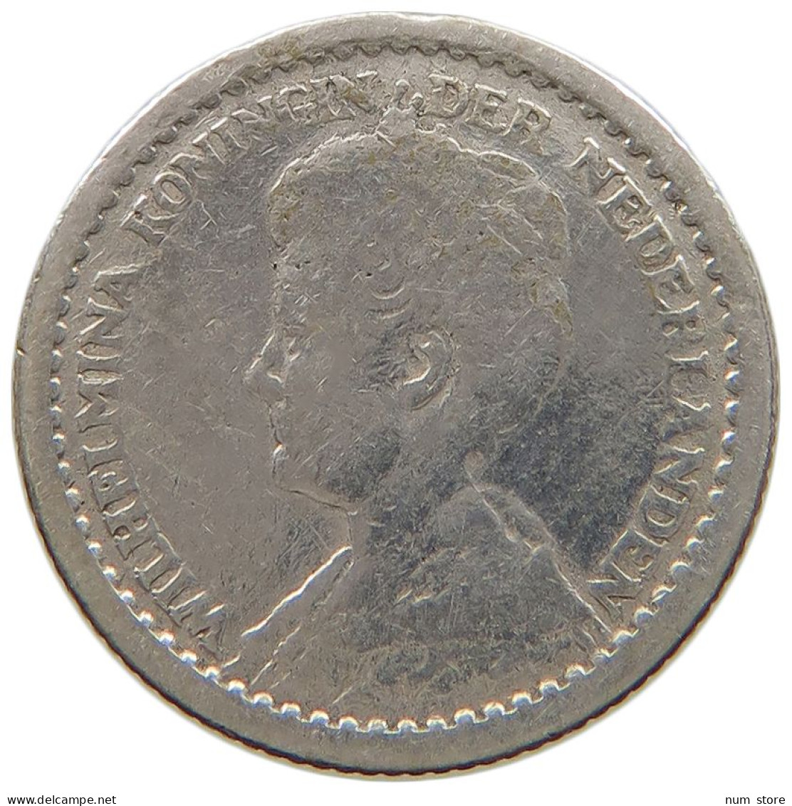 NETHERLANDS 10 CENTS 1918 #a045 0947 - 10 Cent
