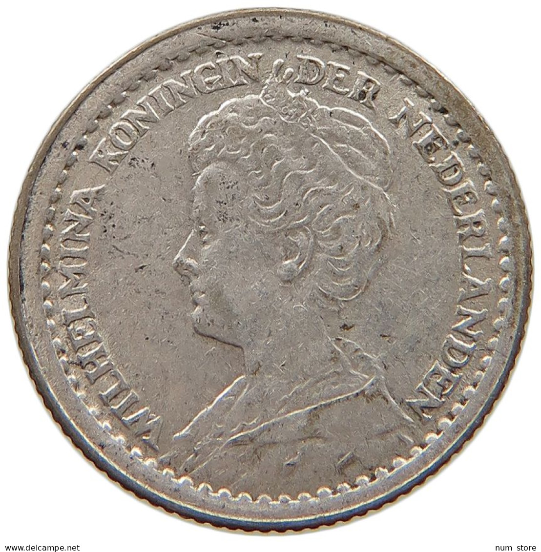 NETHERLANDS 10 CENTS 1918 #c052 0149 - 10 Cent