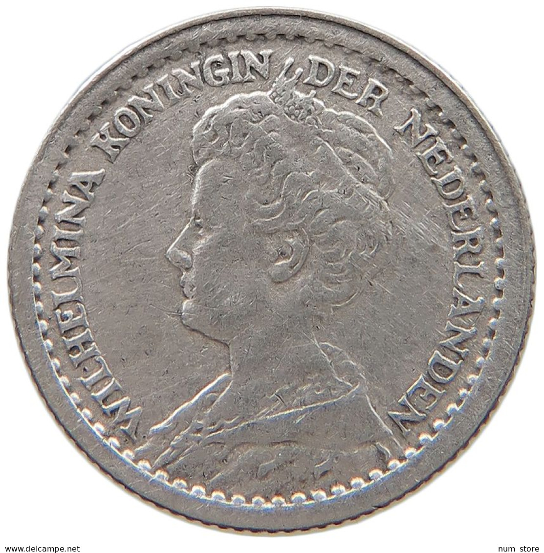 NETHERLANDS 10 CENTS 1918 #c040 0667 - 10 Cent