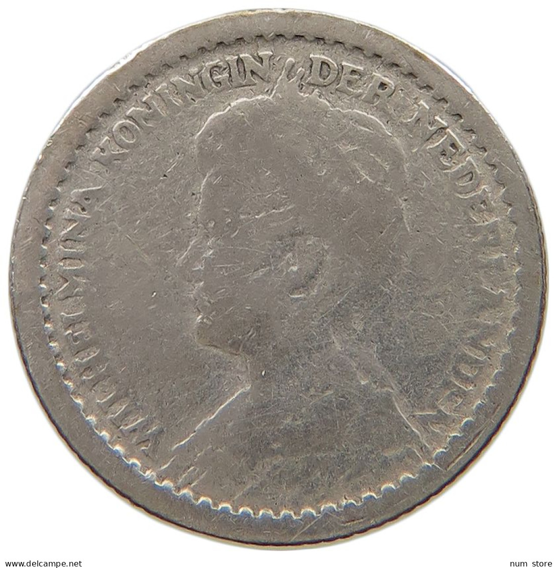 NETHERLANDS 10 CENTS 1918 #a045 0949 - 10 Cent