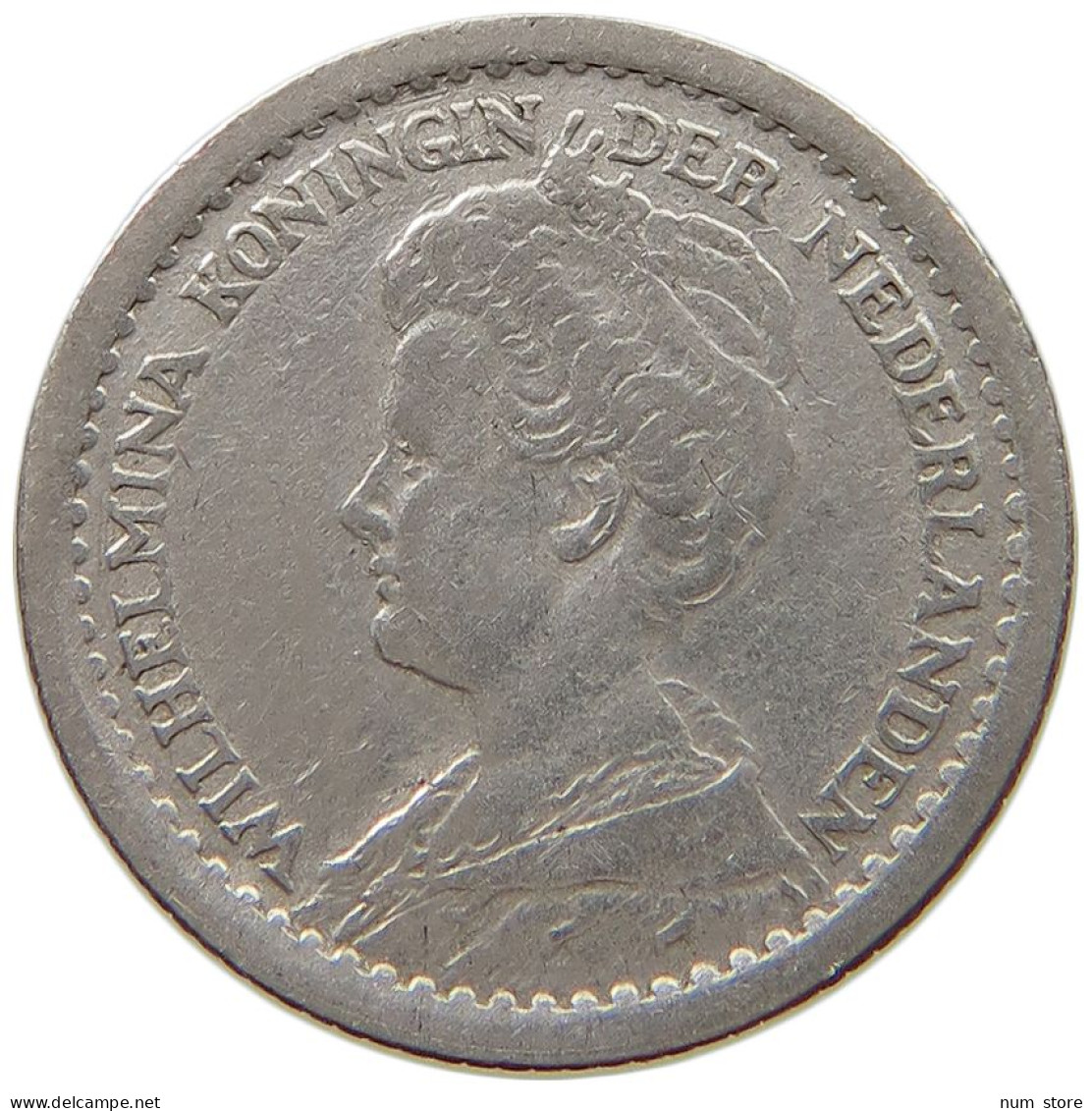 NETHERLANDS 10 CENTS 1918 #a004 0409 - 10 Cent