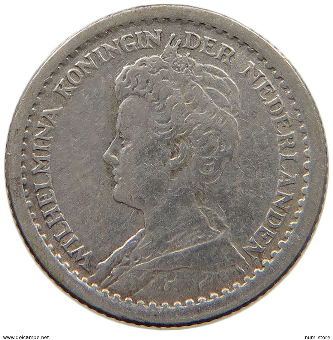 NETHERLANDS 10 CENTS 1917 #c004 0549 - 10 Cent