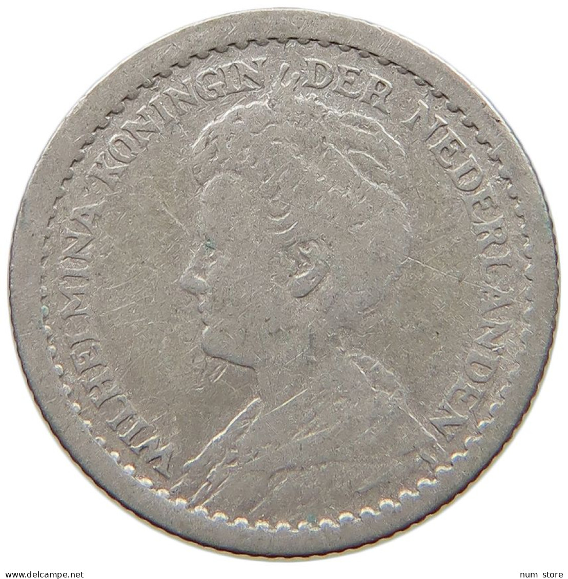 NETHERLANDS 10 CENTS 1913 #c058 0295 - 10 Cent