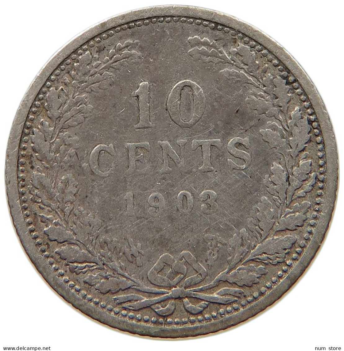 NETHERLANDS 10 CENTS 1903 #s017 0175 - 10 Cent