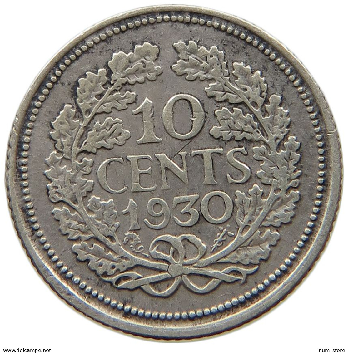 NETHERLANDS 10 CENTS 1930 #a069 0419 - 10 Centavos