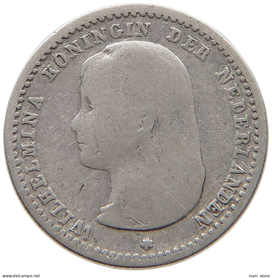 NETHERLANDS 10 CENTS 1892 #c025 0211 - 10 Cent