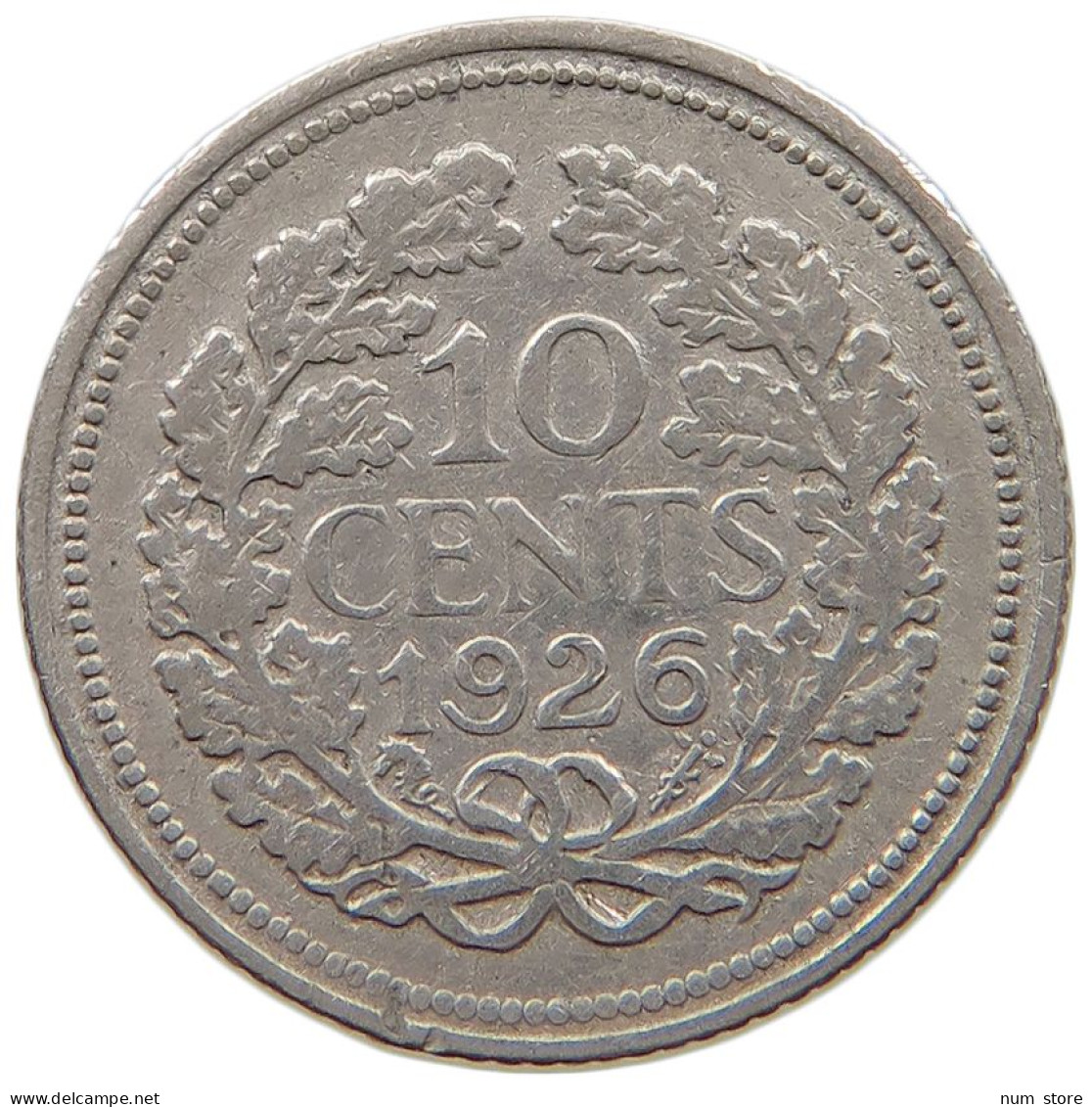 NETHERLANDS 10 CENTS 1926 #a045 0921 - 10 Cent