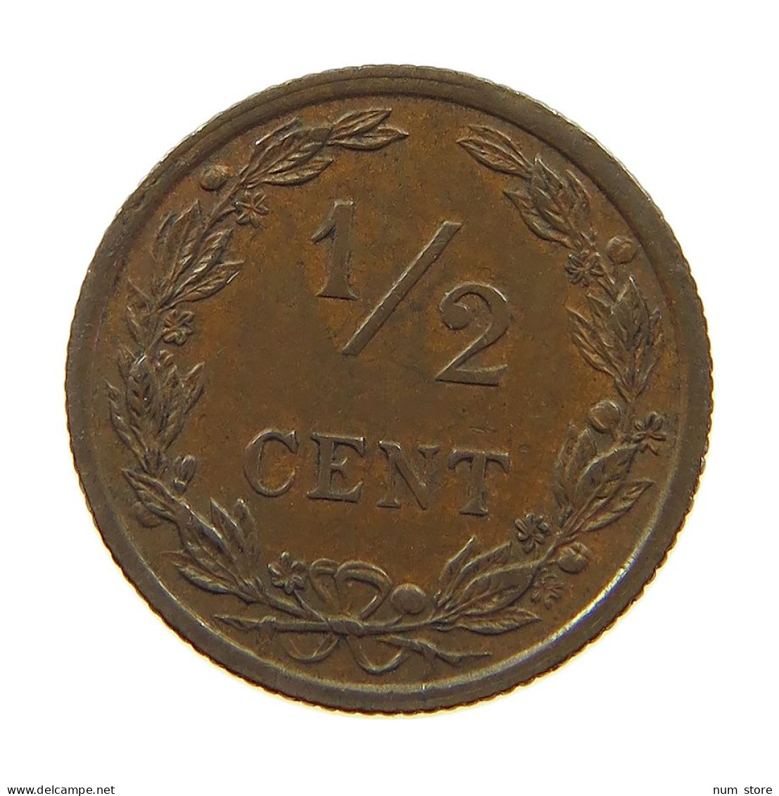 NETHERLANDS 1/2 CENT 1903 #a059 0791 - 0.5 Cent